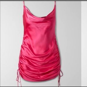 Wilfred, Only Ruched slip dress-fuchsia
